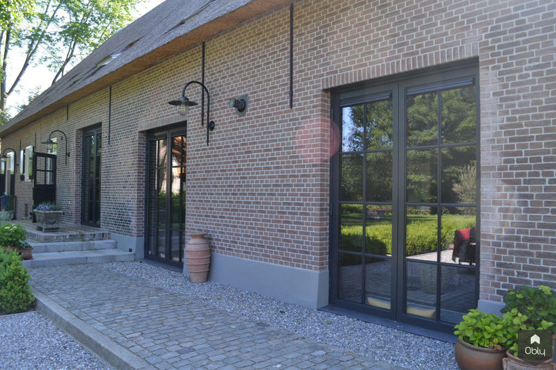 Gevelboerderij met steellook aluminium profielen-Alument-alle,Exterieur vrijstaand-OBLY