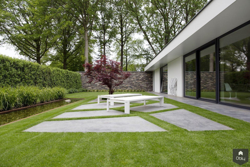 Gevlinderd betonnen terras en oprit-Willem Designvloeren B.V.-alle,Tuinen-OBLY