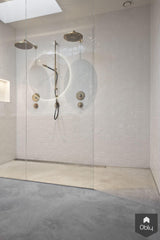 Gevlinderde betonvloer in moderne villa-Willem Designvloeren B.V.-alle,Keuken-OBLY