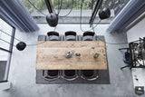 Gevlinderde betonvloer in moderne villa-Willem Designvloeren B.V.-alle,Keuken-OBLY