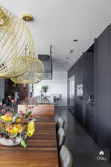 Gevlinderde woonbeton vloer in appartement-Willem Designvloeren B.V.-alle, Keuken-OBLY