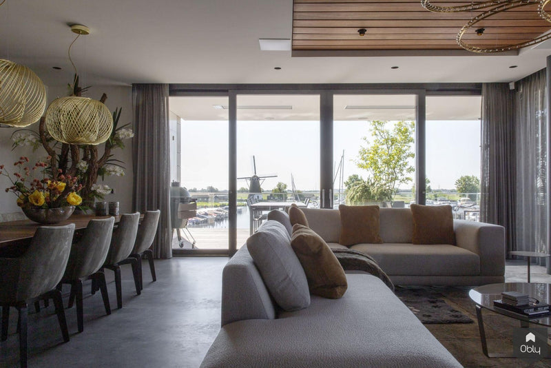 Gevlinderde woonbeton vloer in appartement-Willem Designvloeren B.V.-alle, Keuken-OBLY