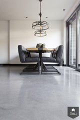 Gevlinderde woonbeton vloer in gecombineerde kleur-Willem Designvloeren B.V.-alle,Woonkamer-OBLY