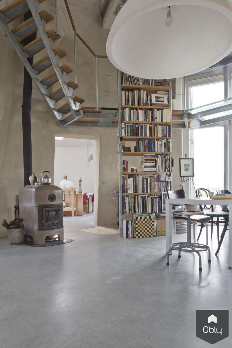Gevlinderde woonbeton vloer in woon-watermolen-Willem Designvloeren B.V.-alle,Woonkamer-OBLY
