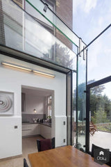 Glazen aanbouw aan herenhuis met stalen kozijnen-HOYT Architecten & Bouwmanagers-Aanbouw,aanbouw jaren 30 woning,alle,glazen aanbouw herenhuis,glazen pui aanbouw,glazen serre aanbouw,glazen uitbouw woning,herenhuis,jaren 30 woning,moderne glazen aanbouw,stalen kozijnen uitbouw-Glazen aanbouw herenhuis met stalen kozijnen | HOYT-OBLY
