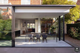 Glazen aanbouw jaren 30 woning-KELLER minimal windows® by Kumasol-aanbouw,aanbouw met glas,alle,aluminium schuifpui,glazen aanbouw,jaren 30 woning,lichtinval woning,minimalistische architectuur,moderne aanbouw,renovatie jaren 30 woning,uitbouw woning,verbinding binnen buiten-Glazen aanbouw jaren 30 woning -OBLY