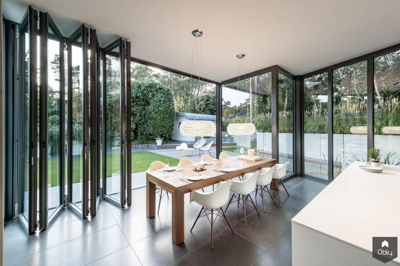 Glazen vouwwand highline-Solarlux Nederland BV-Aanbouw,alle-OBLY