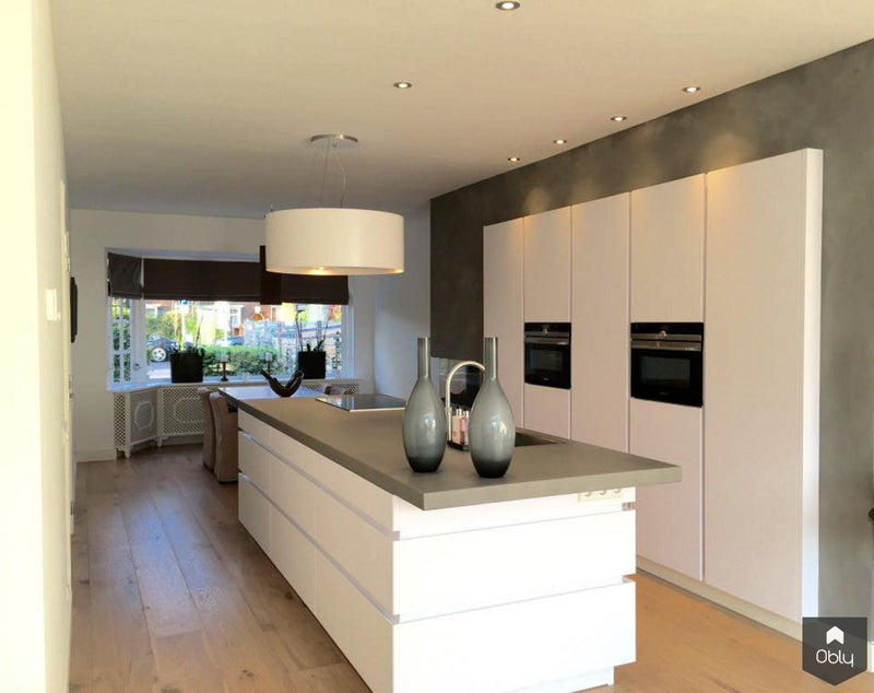 Greeploze LEICHT keuken met betonnen aanrechtblad-Wildhagen Design Keukens-alle,Keuken-OBLY