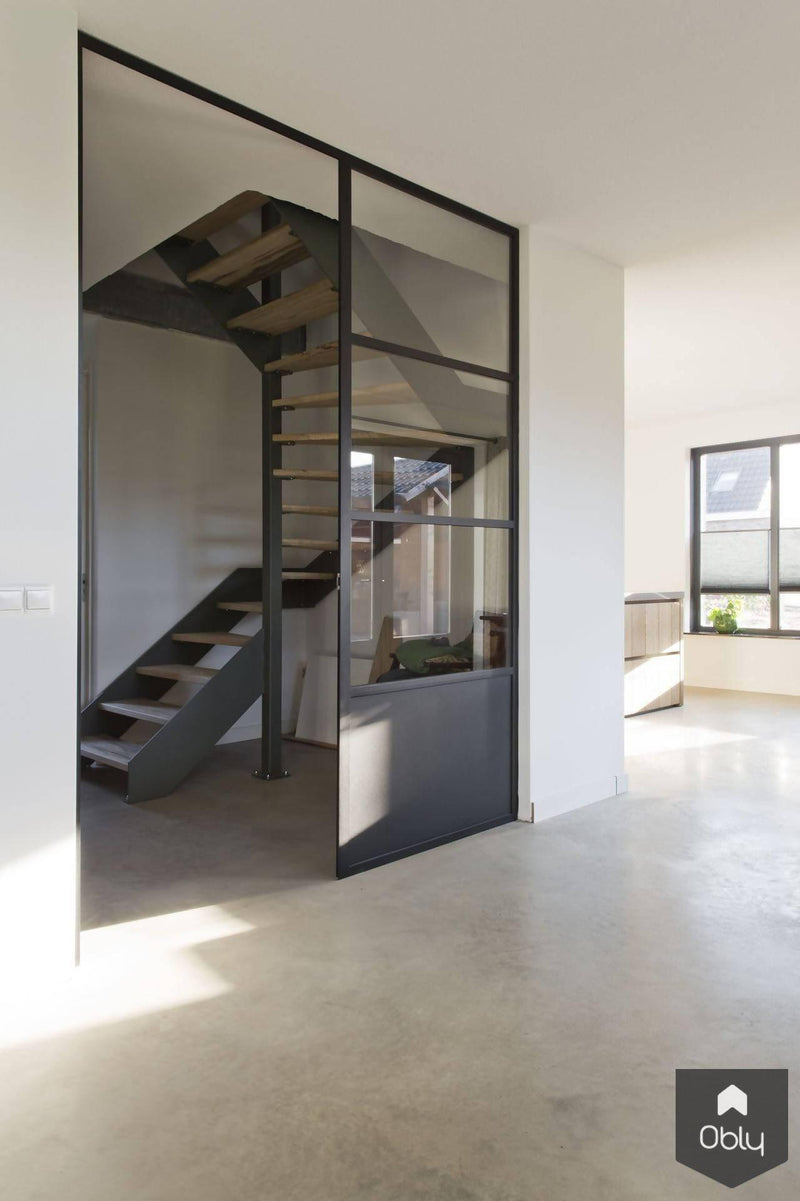 Grijze woonbetonvloer in nieuwbouwwoning-Willem Designvloeren B.V.-alle,Keuken,Woonkamer-Grijze woonbetonvloer in nieuwbouwwoning | OBLY.com-OBLY
