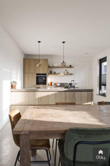 Grijze woonbetonvloer in nieuwbouwwoning-Willem Designvloeren B.V.-alle,Keuken,Woonkamer-Grijze woonbetonvloer in nieuwbouwwoning | OBLY.com-OBLY