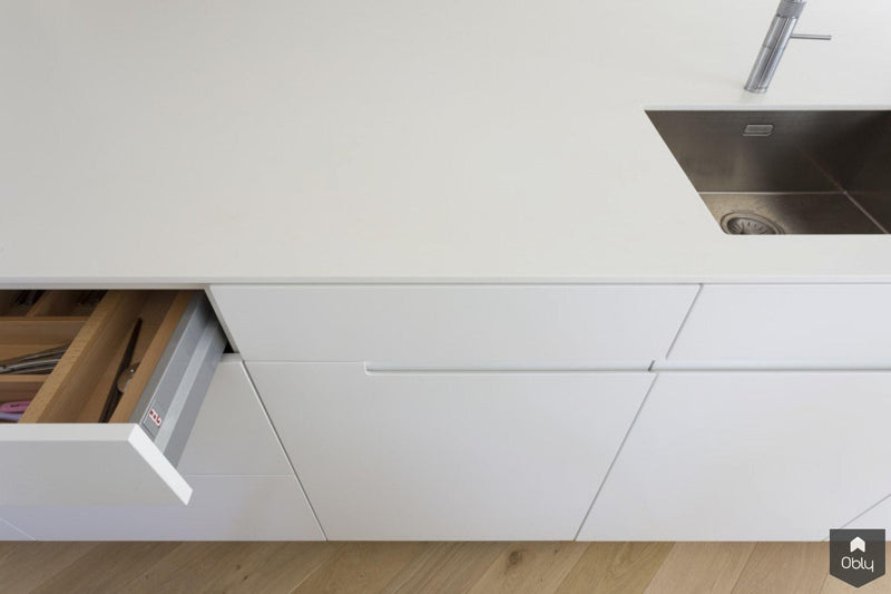 HI-MACS werkblad met PITT Cooking-Cora Techniek-alle,Keuken-OBLY