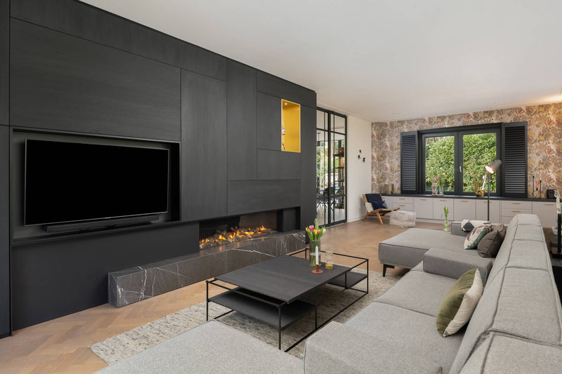 Haard in wandmeubel-Match vuur & Interieur-Woonkamer-OBLY