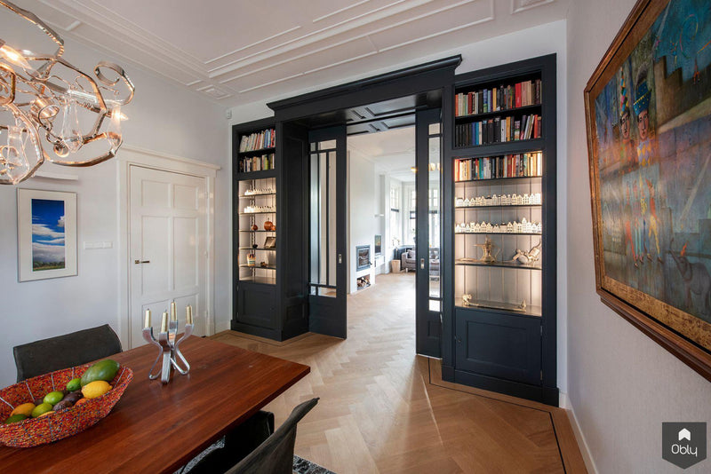 Herenhuis zwarte kamer en suite-Kamer en suite-alle,Woonkamer-OBLY