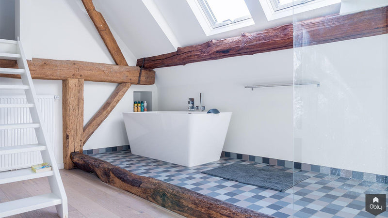 Herindeling woonboerderij met woonkeuken-Van Os Architecten-alle,Woonkamer-OBLY