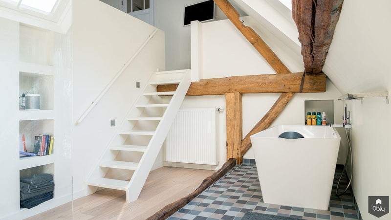 Herindeling woonboerderij met woonkeuken-Van Os Architecten-alle,Woonkamer-OBLY