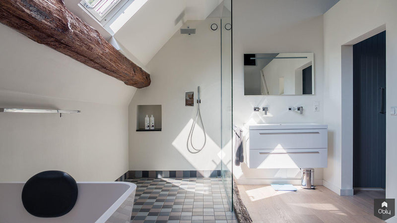 Herindeling woonboerderij met woonkeuken-Van Os Architecten-alle,Woonkamer-OBLY