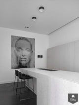 High-end leefkeuken in rijksmonument met Carrara marmer en HI-MACS-Studio Niels-alle,Architectonisch ontwerp,Keuken,Luxe materialen,Monumentaal-High-end keuken met Carrara marmer | Studio Niels-OBLY