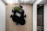 Hoge keuken verbonden met woonkamer-Huisvanbinnen-design meubels interieur,hoge keuken woonkamer,Keuken,lichte keuken inspiratie,maatwerk stalen trap,minimalistisch interieurdesign,moderne woonkeuken,open leefruimte,verbonden woonkamer keuken,witte houtlook keuken-Hoge keuken verbonden met woonkamer-OBLY