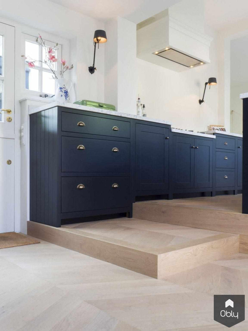 Hongaarse Punt in jaren 30 woning-Vloerenhuis Amsterdam-alle,Keuken-OBLY
