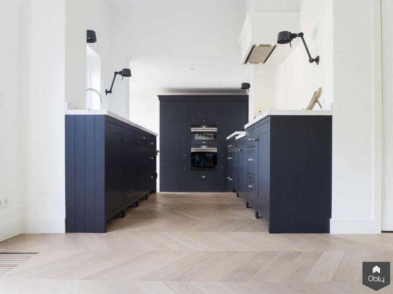 Hongaarse Punt in jaren 30 woning-Vloerenhuis Amsterdam-alle,Keuken-OBLY