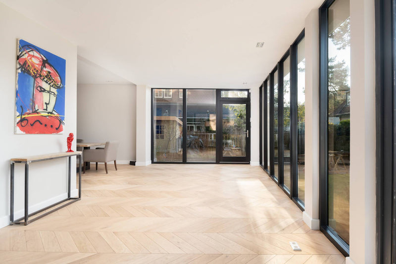 Hongaarse punt jaren 30 woning-The Woodstore-aanbouw-Jaren 30 woning Hongaarse punt vloer-OBLY