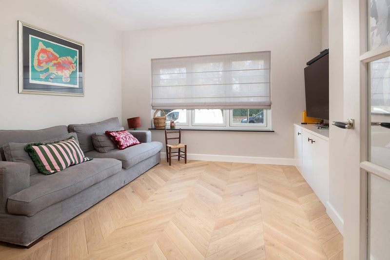 Hongaarse punt jaren 30 woning-The Woodstore-aanbouw-Jaren 30 woning Hongaarse punt vloer-OBLY
