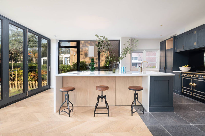 Hongaarse punt jaren 30 woning-The Woodstore-aanbouw-Jaren 30 woning Hongaarse punt vloer-OBLY