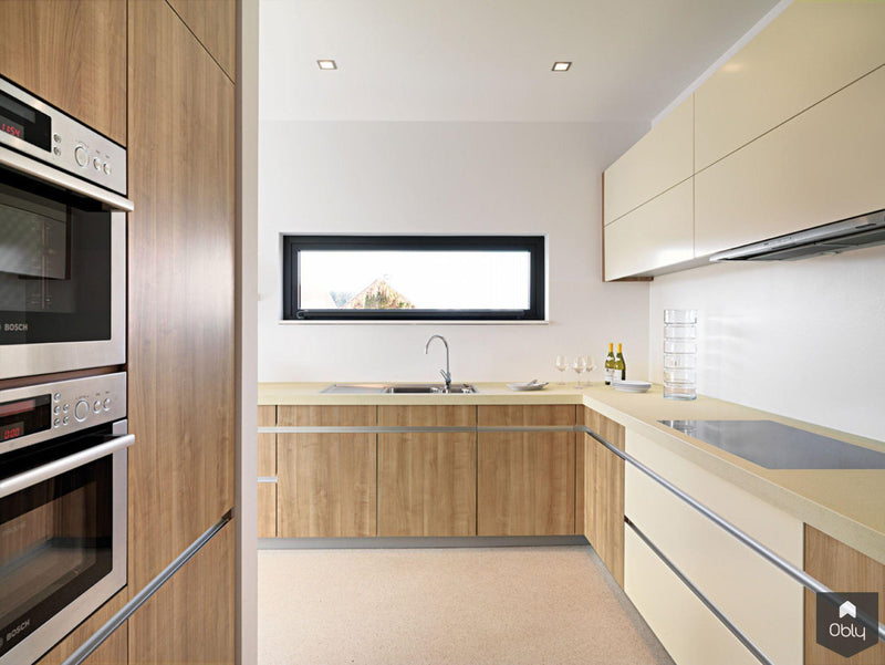 Houten LEICHT keuken met vakkenkast-Wildhagen Design Keukens-alle,Keuken-OBLY