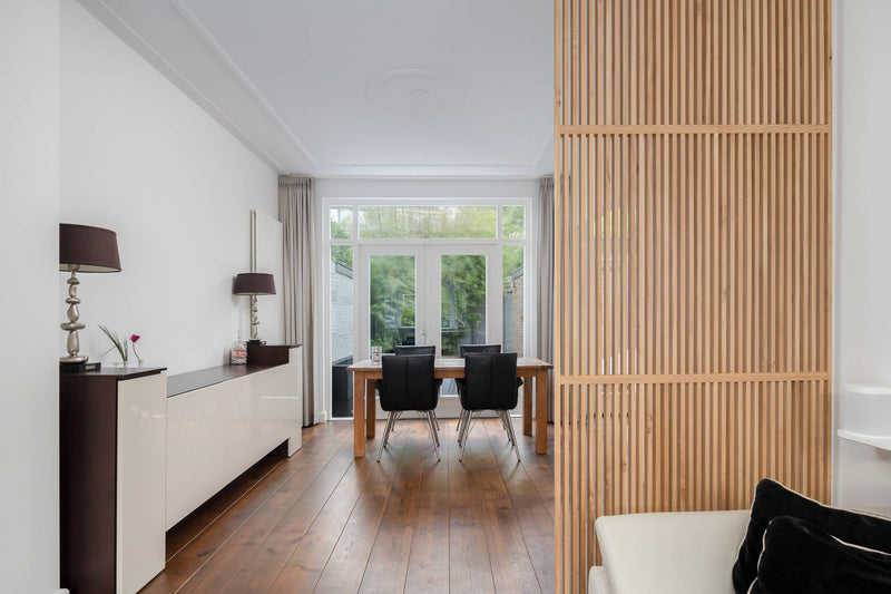Houten roomdivider als eyecatcher in interieur-Houten roomdivider-alle,Woonkamer-Houten roomdivider als eyecatcher in interieur -OBLY