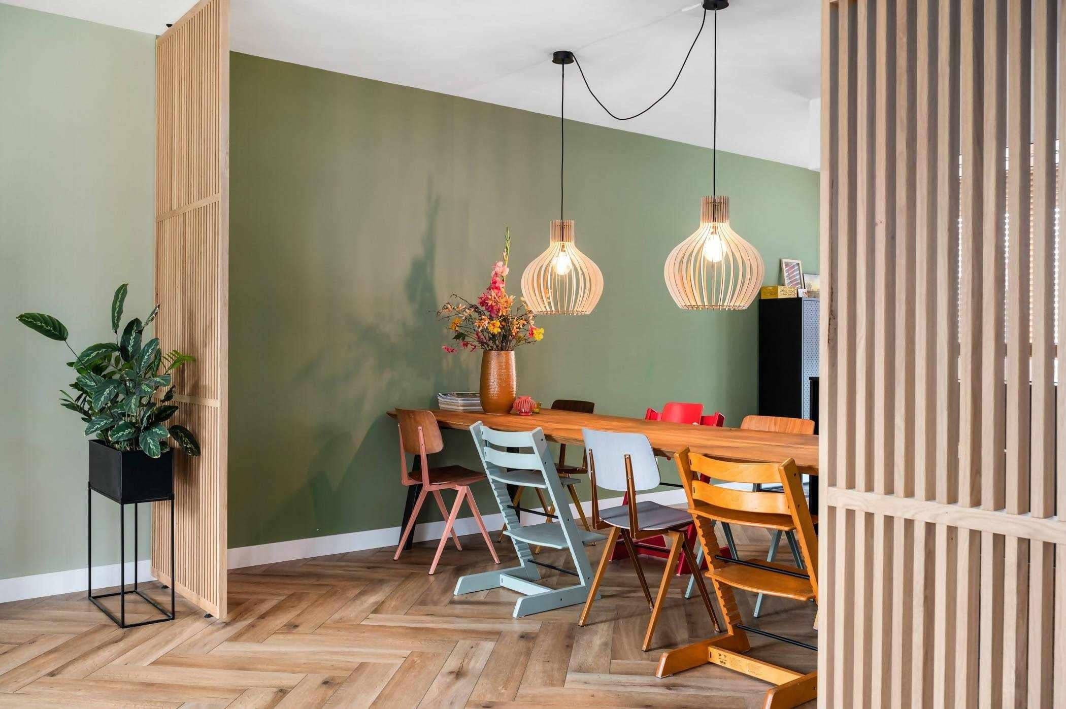 Houten roomdivider ensuite-Houten roomdivider-Woonkamer-Houten roomdivider ensuite-OBLY