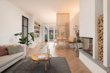 Houten roomdivider in karakteristieke woning-Houten roomdivider-alle,Keuken,Woonkamer-Houten roomdivider in karakteristieke woning -OBLY