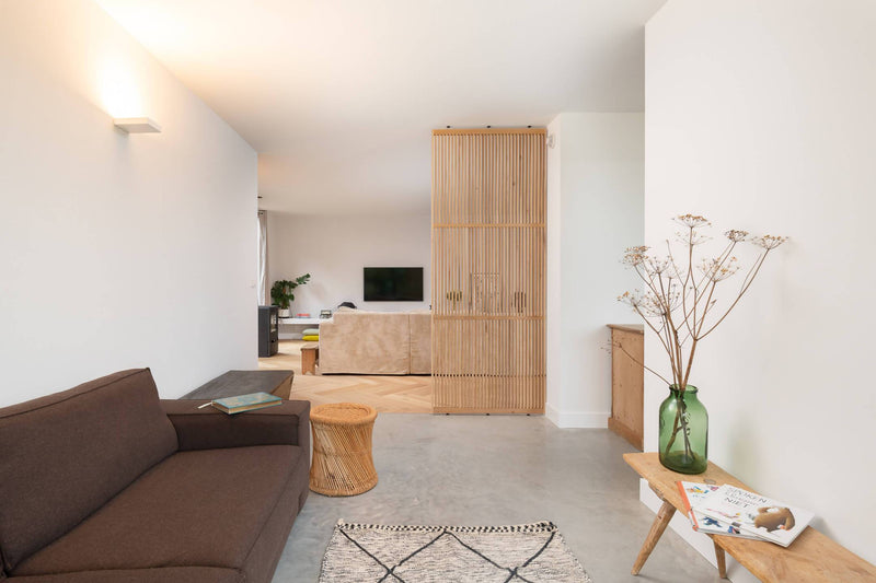 Houten roomdivider in woonkamer-Houten roomdivider-alle,houtenroomdivider,roomdivider,Woonkamer-OBLY