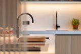 Houten roomdivider tussen kookeiland en eettafel-Houten roomdivider-alle,Keuken-OBLY