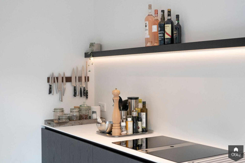 Industriële keuken met verhoogde elementen-Keukenstudio Stormink-alle,Keuken-OBLY