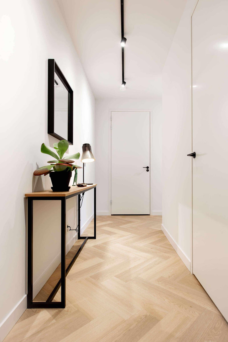 Interieurontwerp en indeling appartement-Lifs Interior Design-keuken-Nieuwe indeling interieur en keuken appartement -OBLY