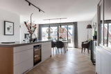 Interieurontwerp en indeling appartement-Lifs Interior Design-keuken-Nieuwe indeling interieur en keuken appartement -OBLY