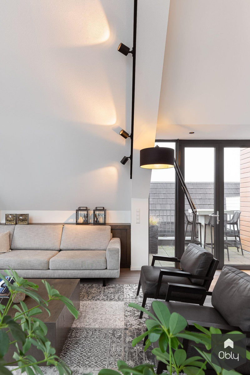 Interieurontwerp en realisatie Penthouse-Studio MBC Interieurontwerp-alle,Woonkamer-OBLY