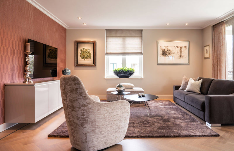 Interieurontwerp in Penthouse-OBLY-alle,Keuken,Woonkamer- Interieurontwerp voor Penthouse-OBLY