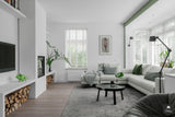 Interieurontwerp met maatwerk meubels woonkamer en hal-BABBET. Interieur: Plan & Design-alle,Keuken-OBLY