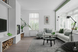 Interieurontwerp met maatwerk meubels woonkamer en hal-BABBET. Interieur: Plan & Design-alle, Keuken-OBLY