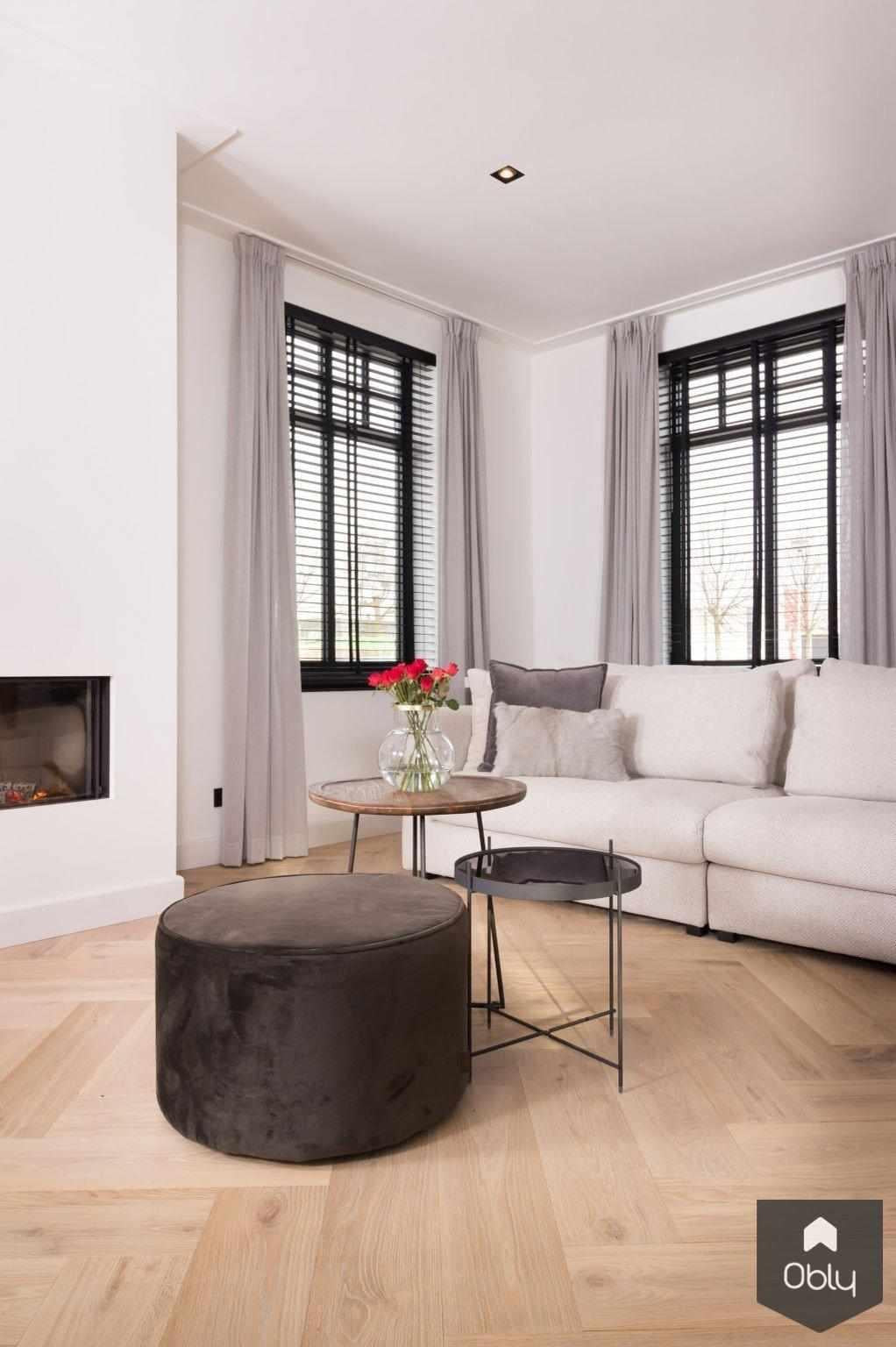 Interieurontwerp | nieuwbouwwoning living-Marieke de Jong Interieurarchitectuur-alle,luxe woonkamer,moderne living,nieuwbouwwoning interieur,open leefruimte,stijlvolle nieuwbouwwoning,Woonkamer-OBLY