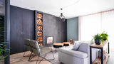 Interieurontwerp op maat met haardkast-NM ontwerp-alle,Haardkast,Interieurontwerp,Keuken,Maatwerk interieur,Maatwerk meubels,Moderne inrichting,Open indeling,Rustig interieur,Sfeervol wonen,Woonkamer-Interieurontwerp op maat met haardkast | OBLY.com-OBLY
