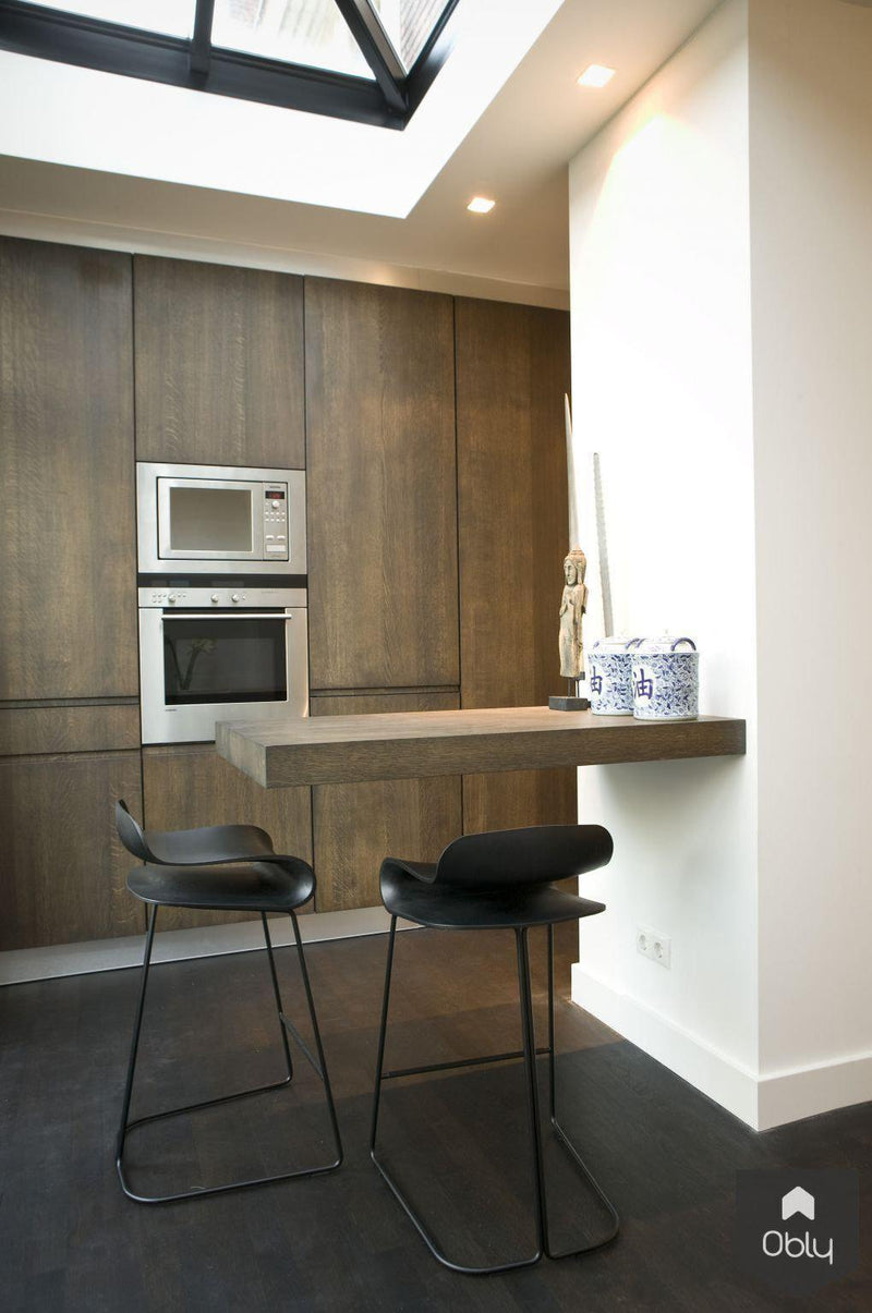 Jaren 30 pand: keuken, eetkamer en living-Maaike van Diemen Interieurontwerp-alle,Woonkamer-OBLY