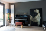 Jaren ’70 woning verbouwd met bijzondere vide in de woonkamer-B-TOO-alle,jaren 70 huis verbouwing,jaren 70 woning renovatie,modern interieur jaren 70 woning,open vide woonkamer,vide in woonkamer,Woonkamer-Jaren ’70 woning met vide in woonkamer | B-TOO-OBLY