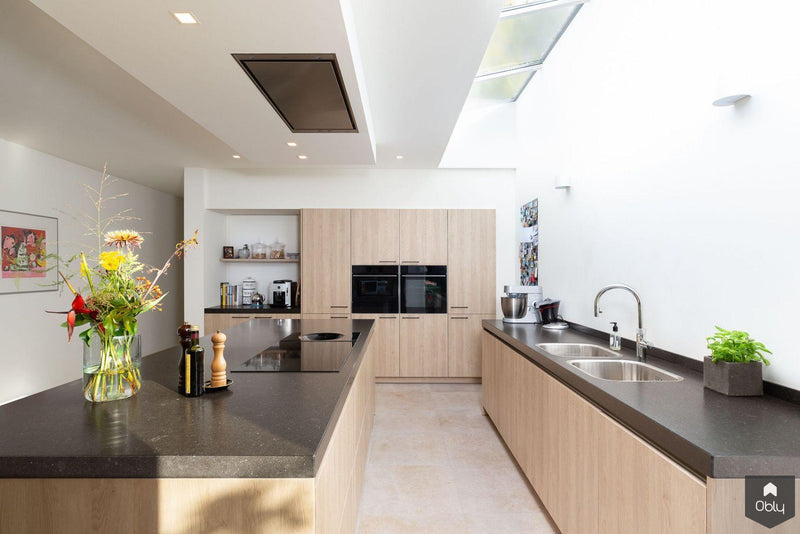 Kalksteen vloer moderne woning-Van den Heuvel & Van Duuren-alle,Woonkamer-OBLY