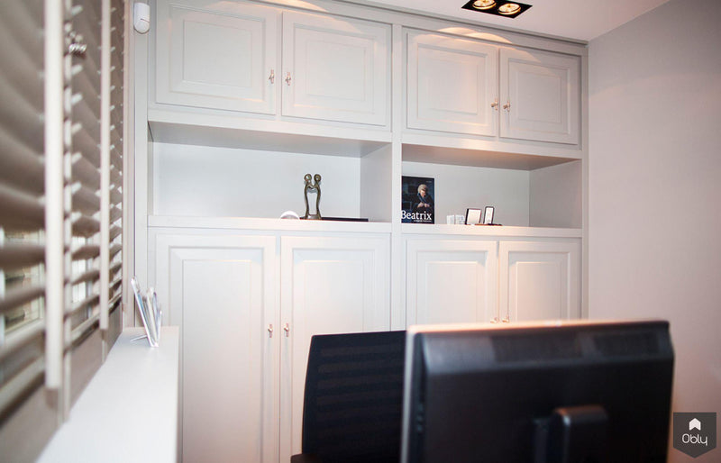 Kantoor aan huis - Landelijk chique-Wood Creations-alle,Woonkamer-OBLY