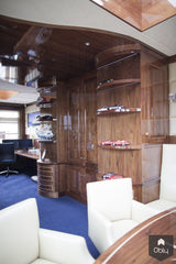 Kantoor in villa yacht style-Wood Creations-alle,Woonkamer-OBLY