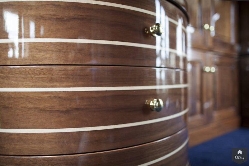 Kantoor in villa yacht style-Wood Creations-alle,Woonkamer-OBLY