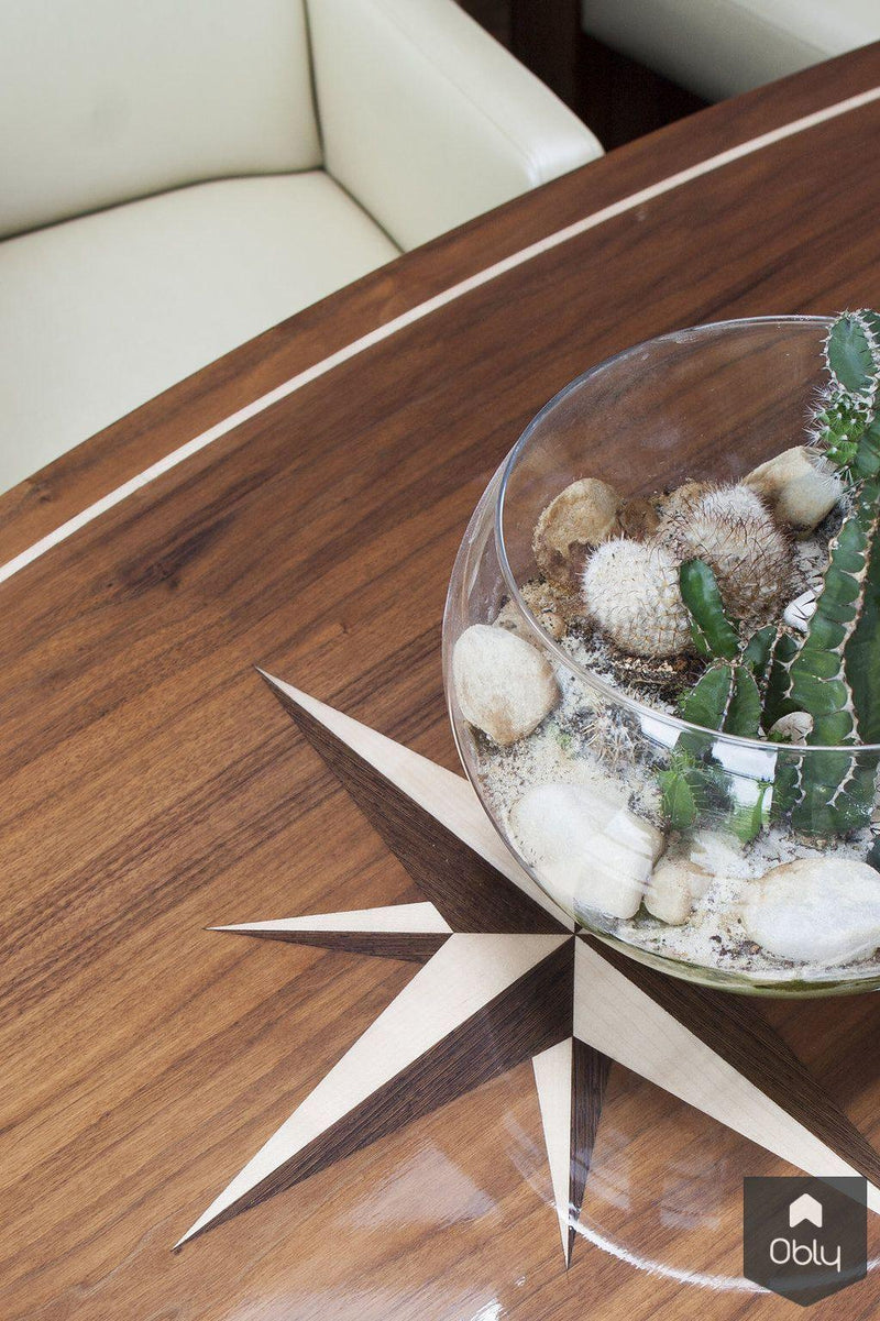 Kantoor in villa yacht style-Wood Creations-alle,Woonkamer-OBLY