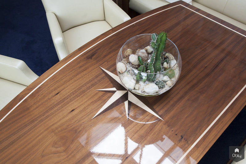 Kantoor in villa yacht style-Wood Creations-alle,Woonkamer-OBLY